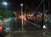 Violento temporal azotó Trancas