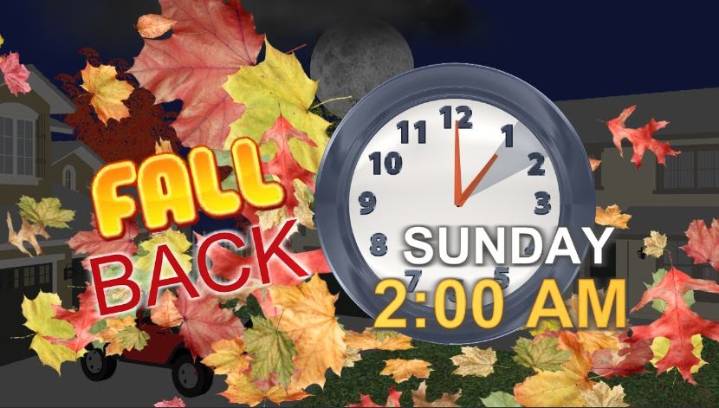 Clocks go back this weekend