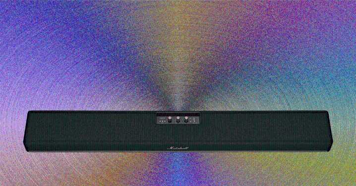 The Marshall Heston 120 Soundbar Is Big and Beautiful, but Does It Rock?