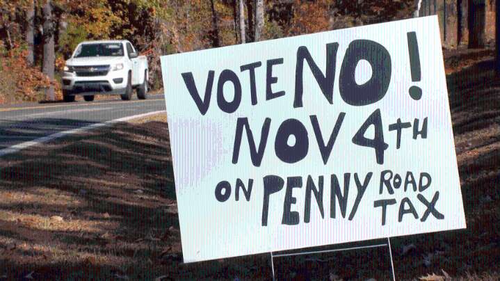 Once again, voters reject Anderson Co. sales tax to fix roads and bridges