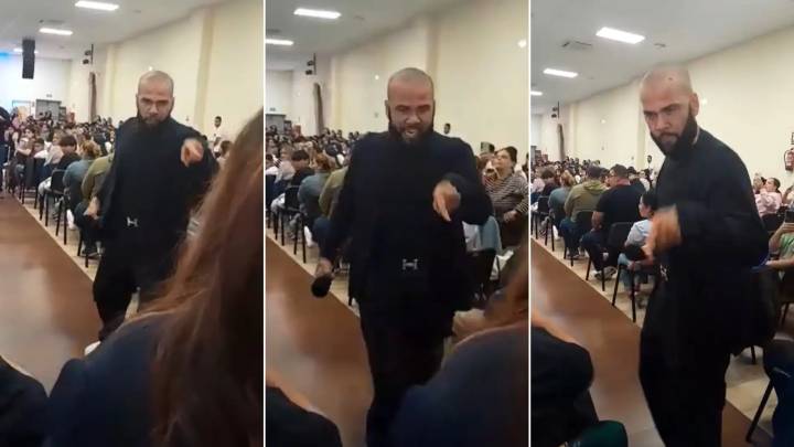 Dani Alves, desatado en su nueva vida como predicador: "¡No penséis que el Dios que está ahí está lejos de ustedes!"