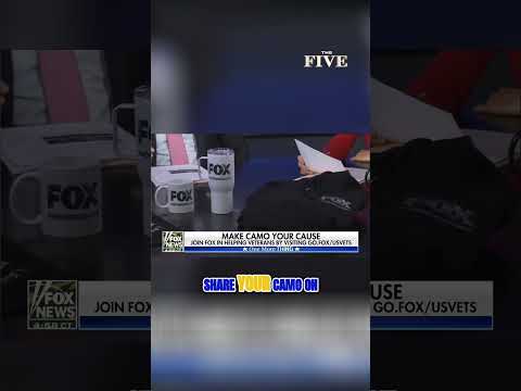 MAKE CAMO YOUR CAUSE: 'The Five' honors our nation’s heroes with a special salute #shorts #fox #us