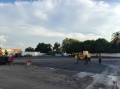 Con 453 toneladas de asfalto la Alcaldía de Maracaibo rehabilitó estacionamiento del Teatro Niños Cantores