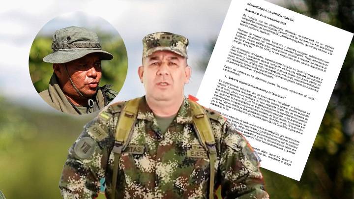 General Huertas negó vínculos con las disidencias de las Farc de alias Calarcá