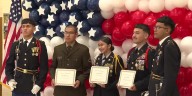 Three LISD students receive JROTC achievement awards