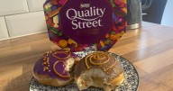 I tried new Quality Street-flavoured doughnuts and one made me sick