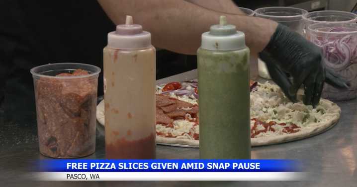Pasco pizza shop offers free slices amid SNAP benefit pause
