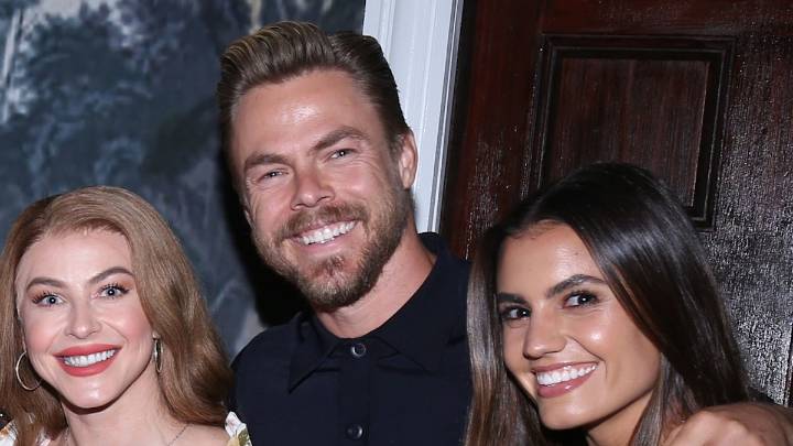 Julianne Hough dotes on pregnant sister-in-law Hayley Erbert in glimpse of baby shower — watch