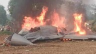 BREAKING: IAF PC-7 Pilatus Trainer Aircraft Crashes Near Chennai; Pilot Ejects Safely