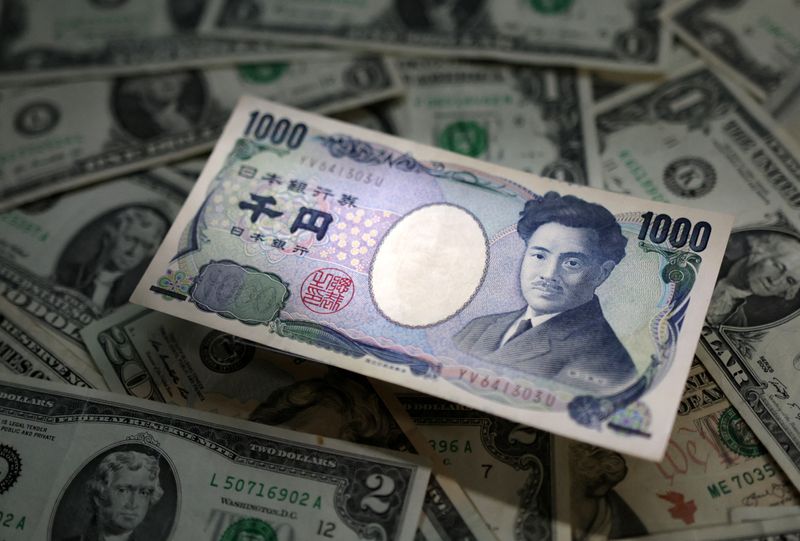 Dollar slips against yen but heads for broad weekly rise