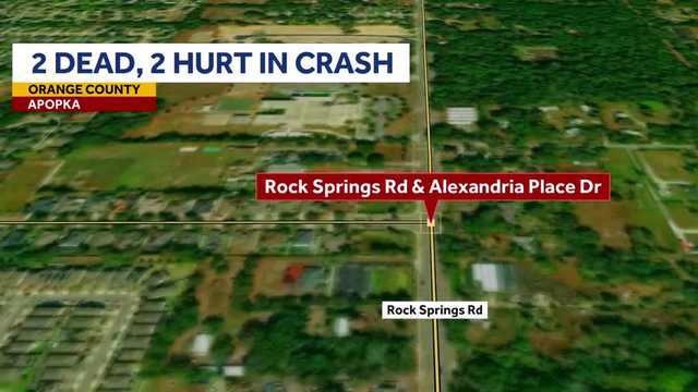 2 killed, 2 others seriously hurt in Apopka crash, troopers say