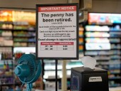 Banks and retailers run short on pennies as the U.S. Mint stops making them