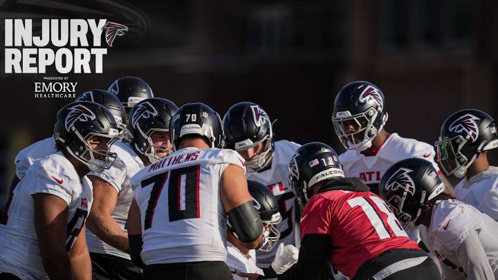 Falcons injury report: 2 offensive linemen progress through New York Jets prep