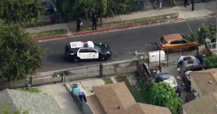 LAPD officers shoot, kill man who was allegedly swinging chain at people in South LA