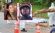 Pareja que se movilizaba en motocicleta fallecieron luego que un árbol cediera sobre ellos