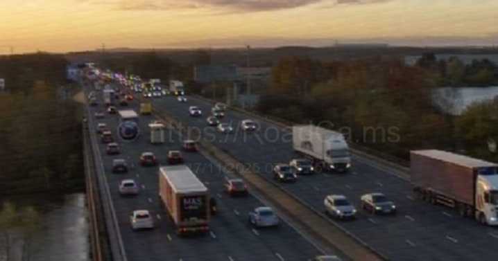 M1 live updates as crash near East Midlands Airport causes traffic chaos