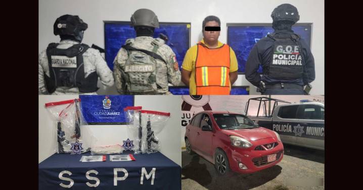 Arrestan a sujeto ‘armado hasta los dientes’ en inmediaciones del Parque Central