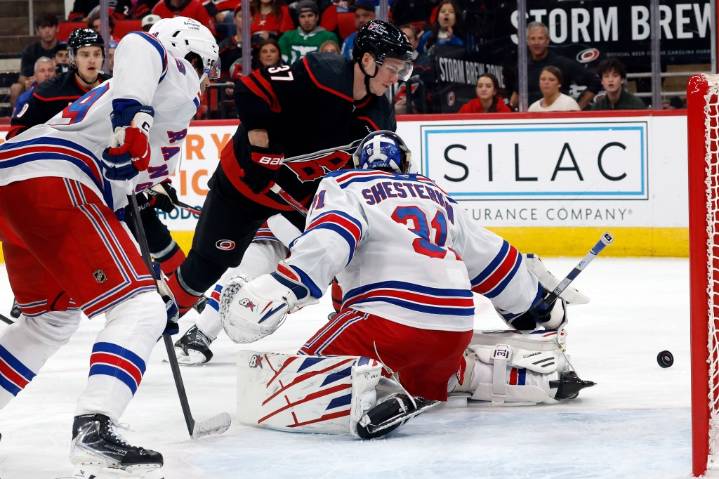 Artemi Panarin, Igor Shesterkin carry Rangers to win over Hurricanes