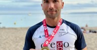 El guijuelense Kike Nieto logra el oro y un cuarto puesto en la general en el Campeonato de España de triatlon y aquabike en Ibiza