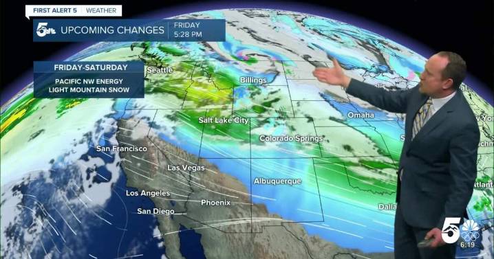 Cooler weather this weekend as snow remains absent from our forecast