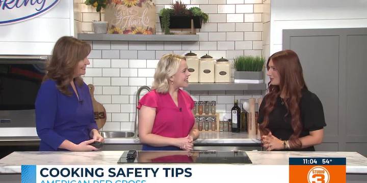 Cooking safety tips from the American Red Cross