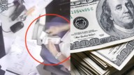 Tesorera fue grabada robando billetes y guardándolos en su bolso: la captaron las cámaras de seguridad de su trabajo