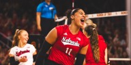 Nebraska volleyball sweeps red
