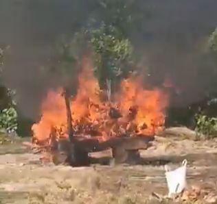 Heartless act: Woman dances on DJ truck beside burning funeral pyre; video goes viral