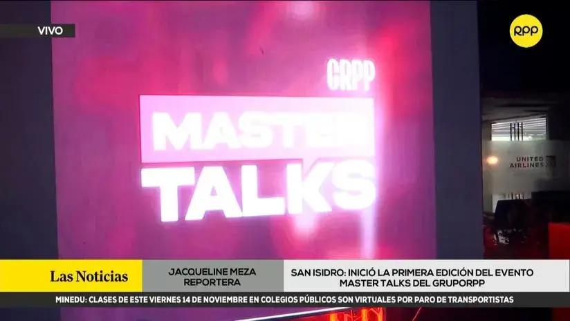 Primera edición de Master Talks del GRUPORPP reunió a especialistas en negocios y economía
