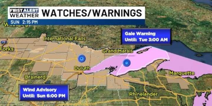 Stiff winds to persist through Monday