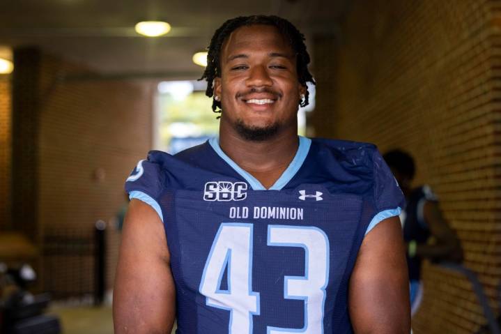 ODU defensive end Kris Trinidad honored by Sun Belt
