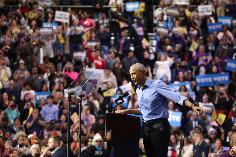 Obama tells Democrats to push back against Trump's 'lawlessness and recklessness'