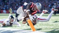 Patriots hang on to beat Falcons 24-23 after late extra point miss by Atlanta