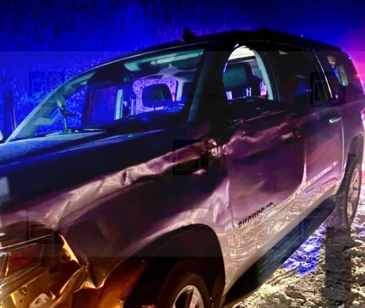 Senador Mario Vázquez se accidenta en la carretera Namiquipa