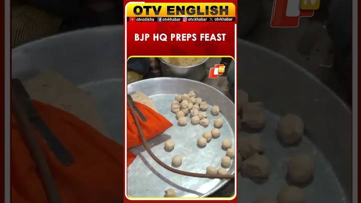 Sattu Parathas, Jalebis Being Prepared At BJP HQ In Delhi Ahead Of Counting Of Votes In Bihar