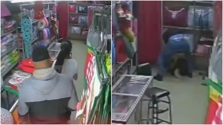 Horror en Bogotá: ladrón propinó brutal golpiza a vendedora 🎦