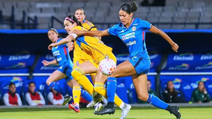 Liga MX Femenil: Cruz Azul y Tigres igualan en semifinal de ida