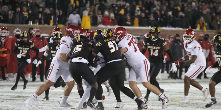No. 23 Missouri visits Arkansas in SEC matchup