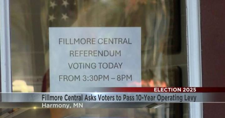 Fillmore County school referendum results: 'Yes' on funding increase