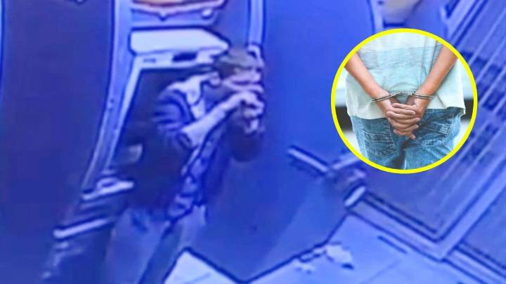 Detienen a hombre que intentó robar en una sucursal bancaria en Macul