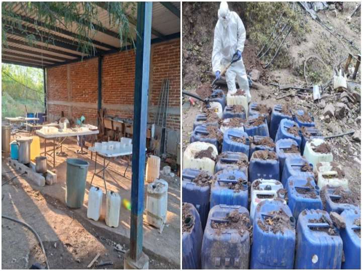 Ejército y Guardia Nacional aseguran precursores por 2.5 mmdp con Operación Frontera Norte