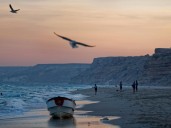 Attackers board a ship off the coast of Somalia after firing rocket