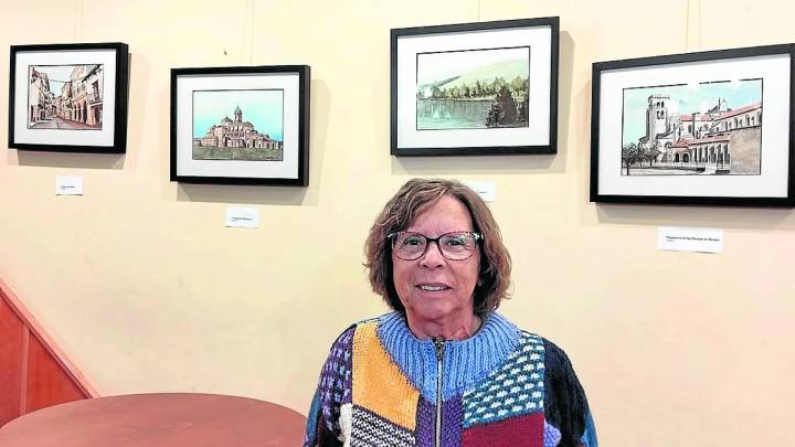 Isabel Otín reúne en una muestra en Sariñena sus ‘Destellos de realidad’