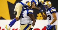 Former Bombers offensive lineman Hardrick back in all-star form with Riders after tough off