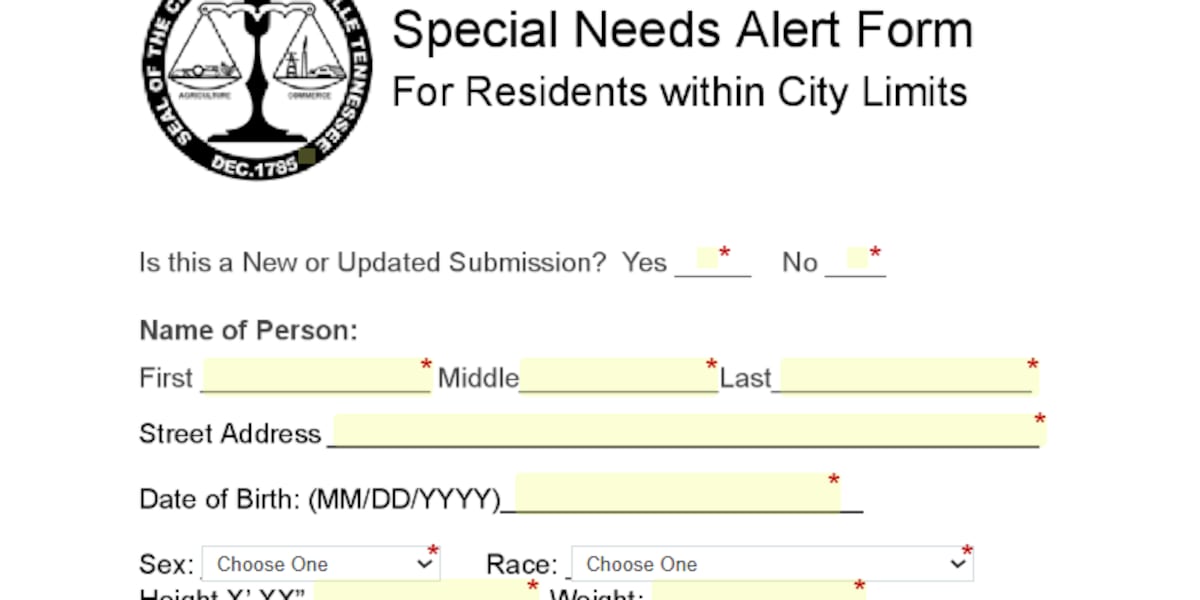 Clarksville starts special needs registry for residents to help first responders