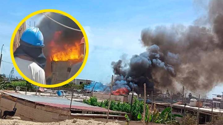 Incendio consume vivienda rústica en el centro poblado de Pucchún