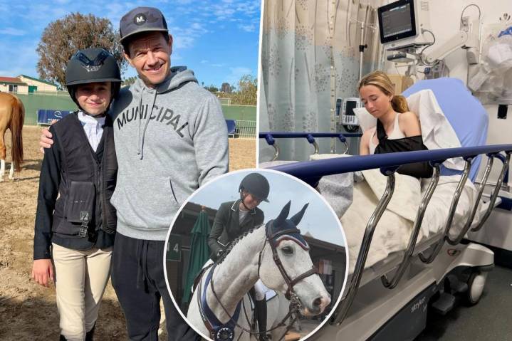 Mark Wahlberg's daughter Grace, 15, hospitalized for horseback riding injury