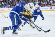 Fraser Minten scores against former team, Boston Bruins top Toronto Maple Leafs 5