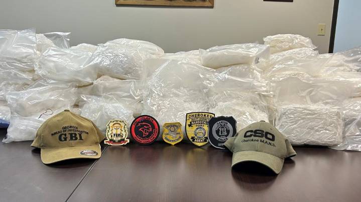 Cherokee County authorities seize 200 pounds of methamphetamine