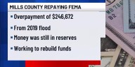 Mills County, Iowa, repaying FEMA for 2019 flood overpayment